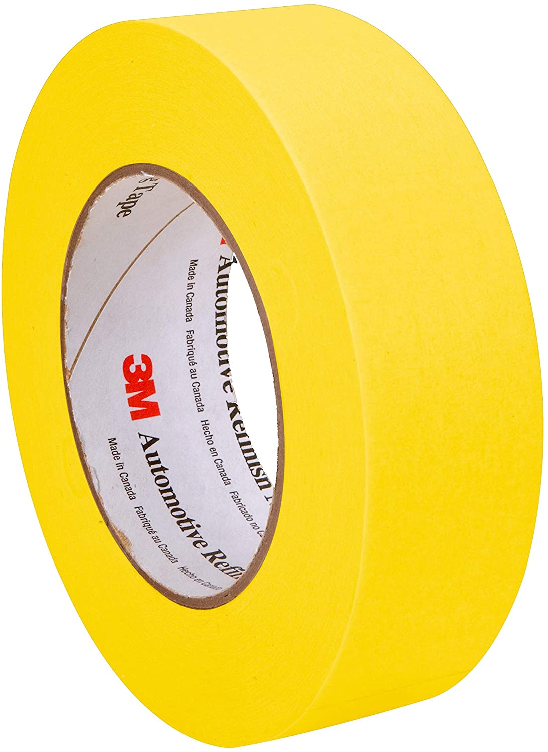 3M 06654, 1 1/2 Automotive Refinish Yellow Masking Tape Sleeve
